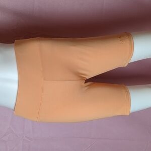 Boohoo Man Hers Orange High Waisted Active Bike Shorts size Medium